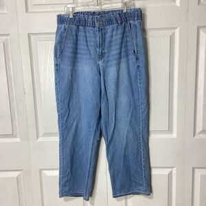 American Eagle Plus Size Jeans High Rise Baggy Relaxed Jeans 18 Short